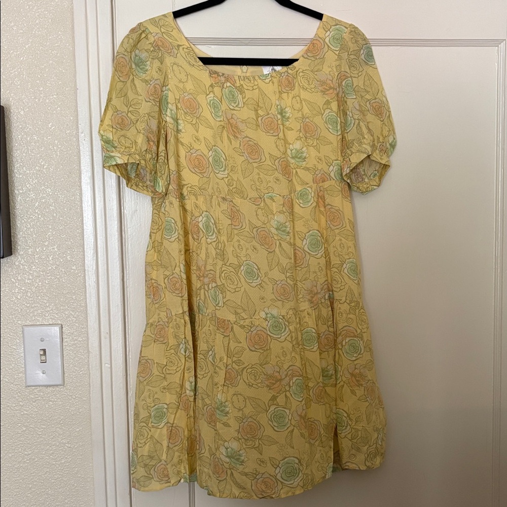 Disney Soft Yellow Cinderella Dress